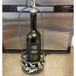 PartyLite Garden Lites Hanging Candle Holder Retired P28D/P8102 Green Leaf